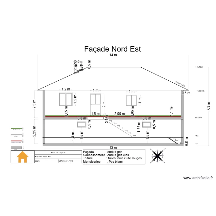 facade 1. Plan de facade 1. Plan de