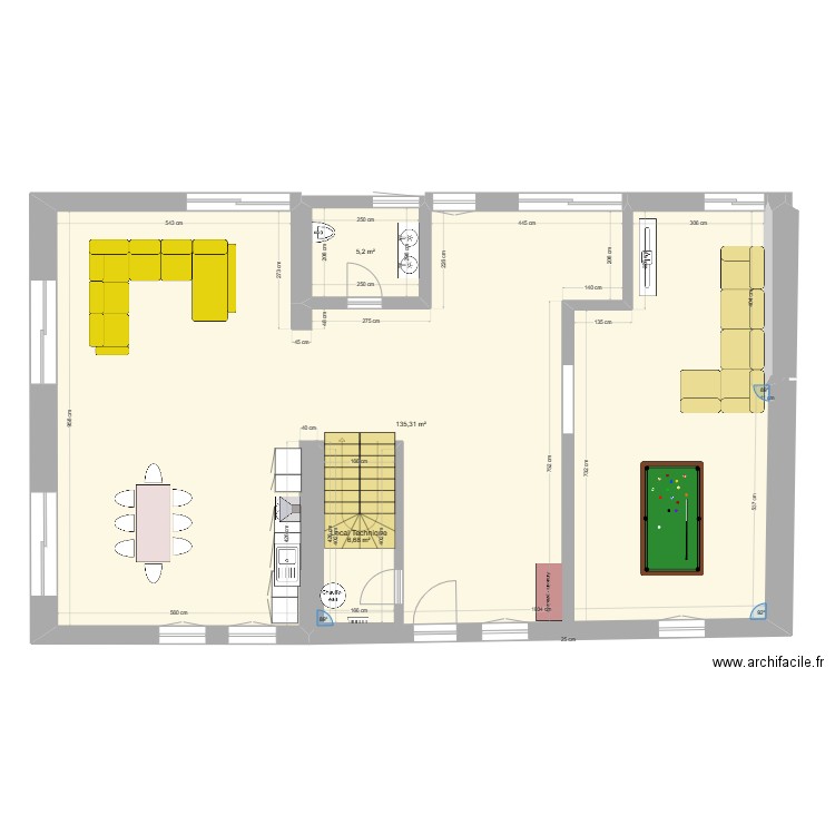 Maison Ecuelles Version 250224 . Plan de 9 pièces et 286 m2