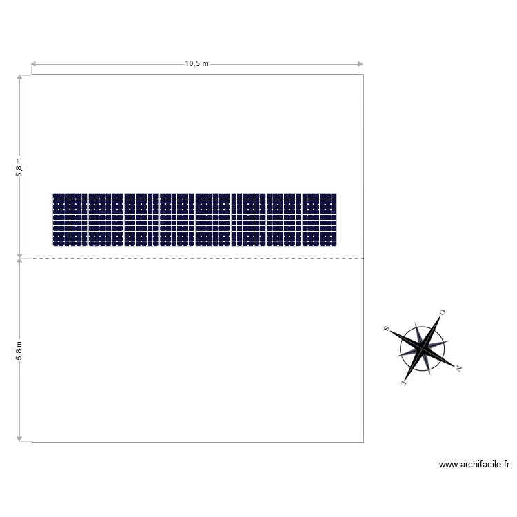 MAISON SALUS. Plan de 
