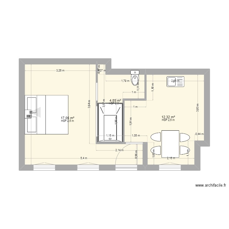 love. Plan de 0 pièce et 0 m2