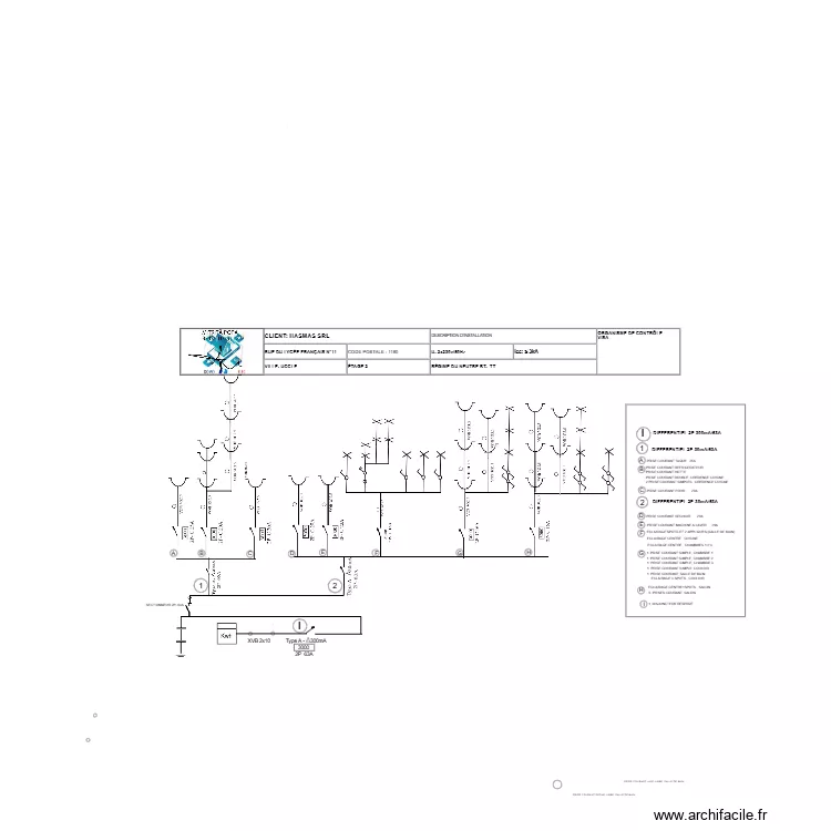 HASMAS UCCLE UNIFILAIRE. Plan de 