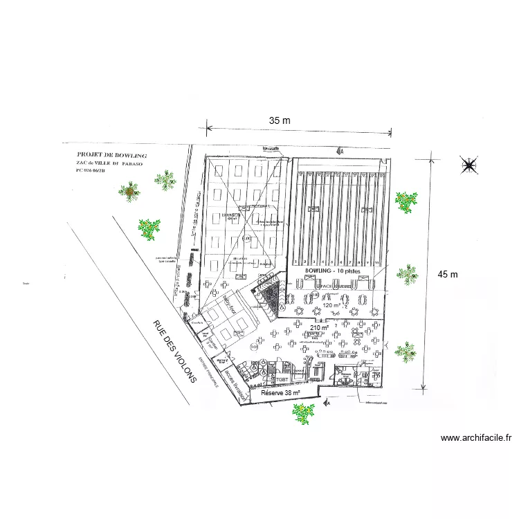 EXERCICE SSIAP3 BOWLING. Plan de 