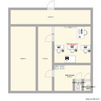 Plan de la salle de travail de la famille