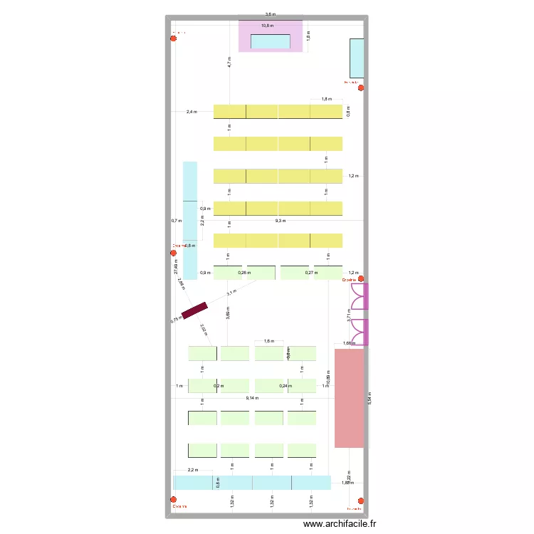 SALLE pour CD AIN St-Laurent - copie. Plan de 