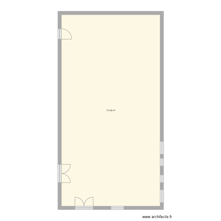 amira et salla. Plan de 1 pièce et 112 m2