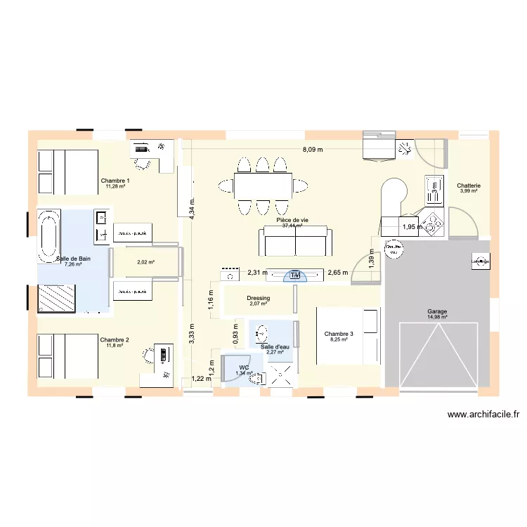 new life. Plan de 11 et 103 m² new life. Plan de 11 et 103 m²