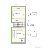 Duplex étage mansardé