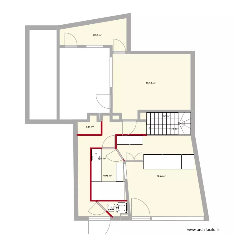 RDC IMMEUBLE PLOUBALAY ACTUEL TRAITEUR VERSION 2. Plan de 11 et 73 m² RDC IMMEUBLE PLOUBALAY ACTUEL TRAITEUR VERSION 2. Plan de 11 et 73 m²