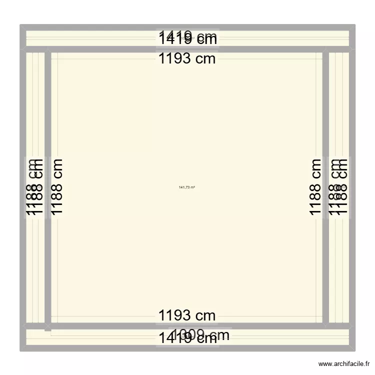 10 mètre façade. Plan de 10 mètre façade. Plan de