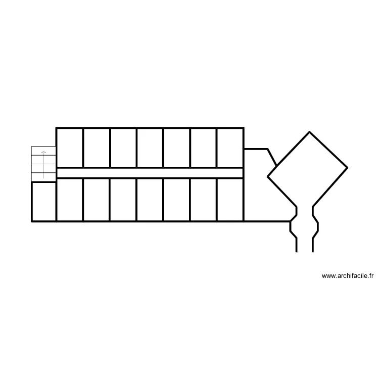 Chateau. Plan de 17  et 20 m²