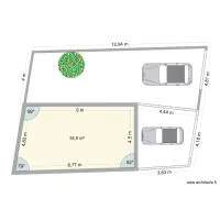 PLAN DE DESSUS DE PROJET AMENAGEMENT