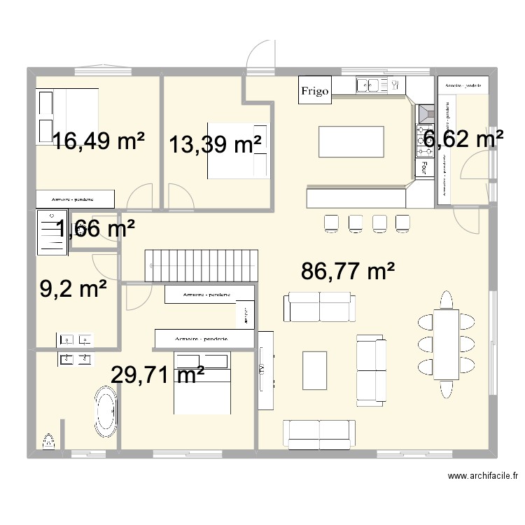 Maison V3. Plan de 0 pièce et 0 m2