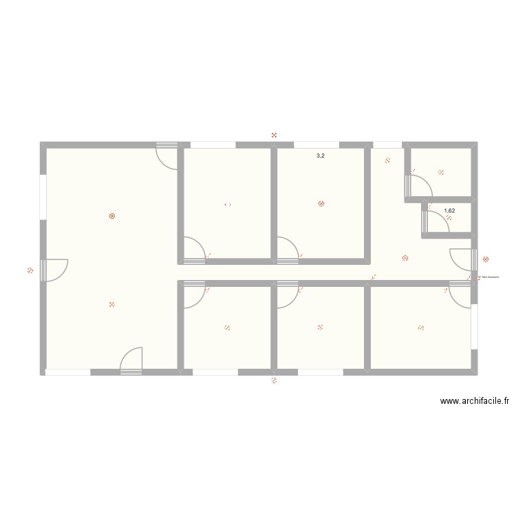 House 2026. Plan de 8 pièces et 116 m2