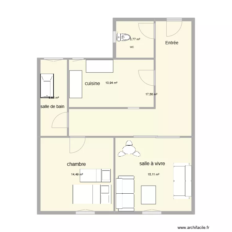 23/25 Edgard Quinet. Plan de 23/25 Edgard Quinet. Plan de