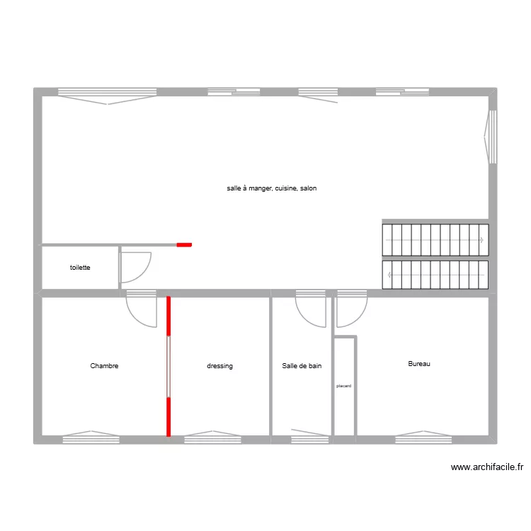 1er étage. Plan de 7 et 102 m² 1er étage. Plan de 7 et 102 m²