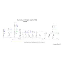PLAN ELECTRIQUE UNIFILAIRE JEAN