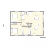maison rdc 70m2