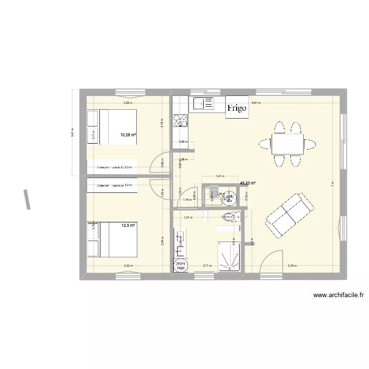 maison rdc 70m2. Plan de maison rdc 70m2. Plan de