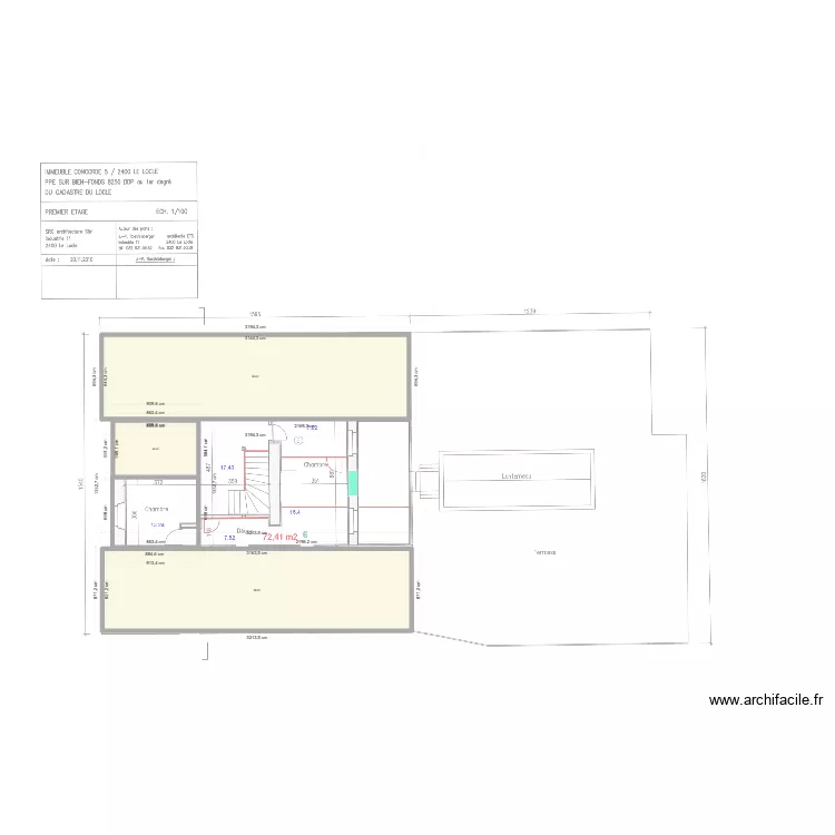 test le locle. Plan de 3 Pièces et 573 m² test le locle. Plan de 3 Pièces et 573 m²