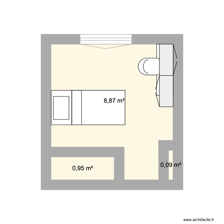 chambre Gabriel. Plan de 0 pièce et 0 m2