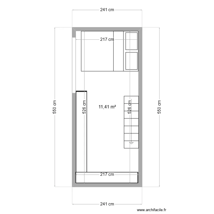 Tiny House FINAL Etage. Plan de 