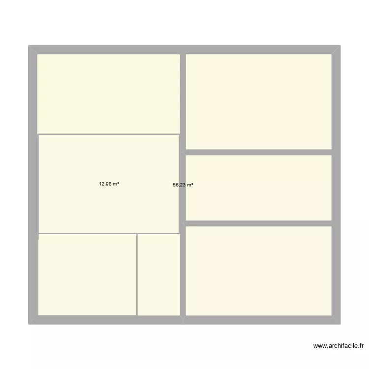 prototype maison jumel&eacute;e. Plan de 2  et 82 m²