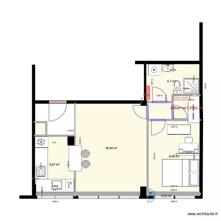 Plan Appart Lucie. Plan de Plan Appart Lucie. Plan de