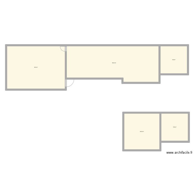 maison. Plan de 5 pièces et 223 m2