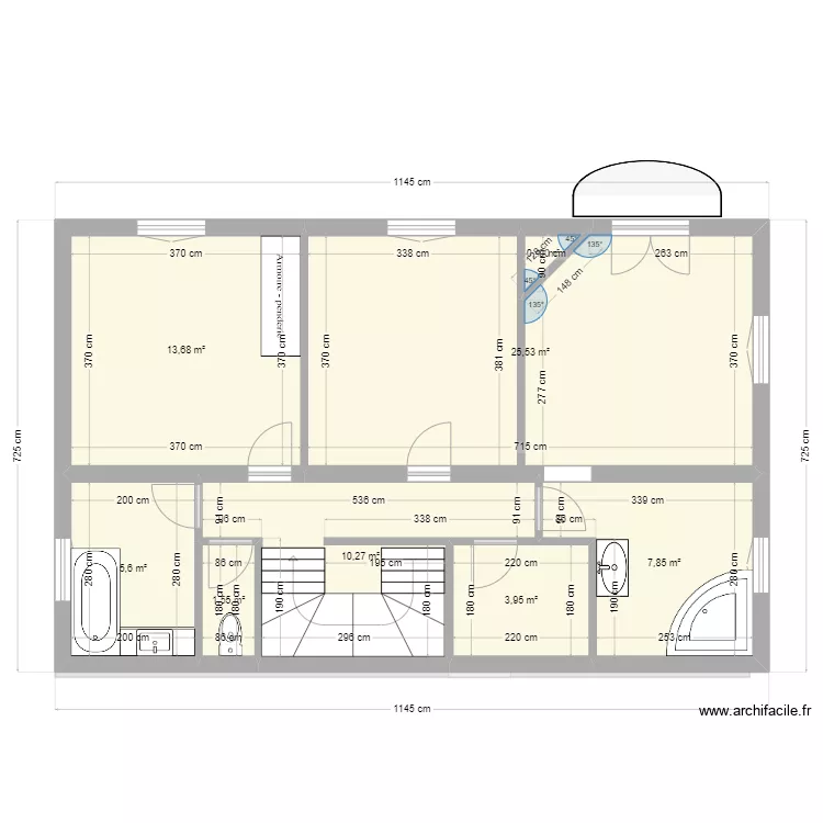 Villa SPERACEDES RC. Plan de 
