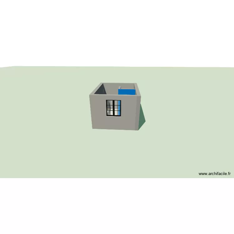 salle de bain aude 3.65x2.80 2. Plan de 1  et 10 m²