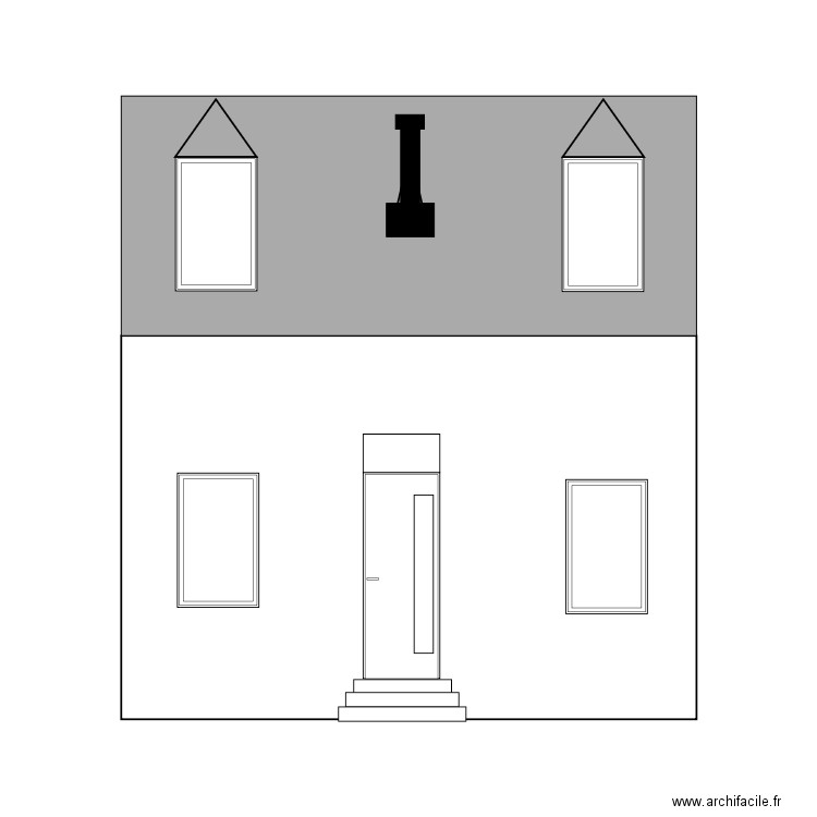 Toiture. Plan de 0 pièce et 0 m2