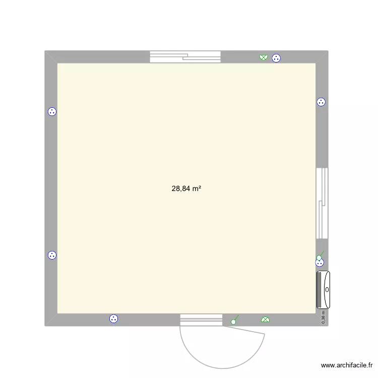 Abuja Bureau. Plan de 1 et 29 m² Abuja Bureau. Plan de 1 et 29 m²