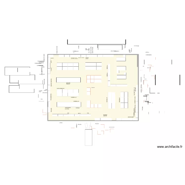 MAG 3.6. Plan de 1  et 281 m²