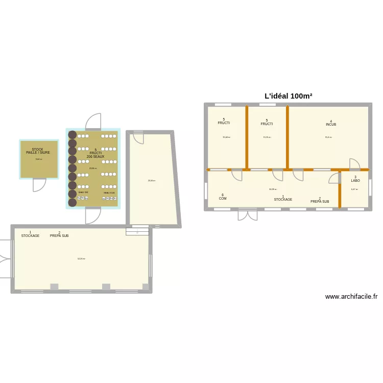 champiFULL avec l'idéal. Plan de 9 et 209 m² champiFULL avec l'idéal. Plan de 9 et 209 m²