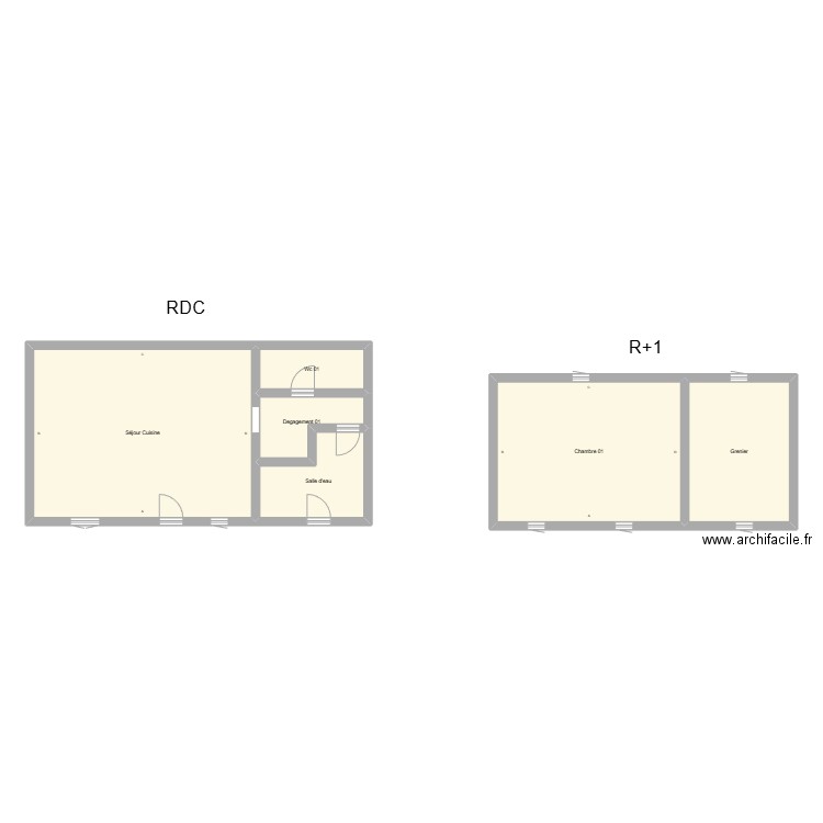 350602436. Plan de 6 pièces et 107 m2