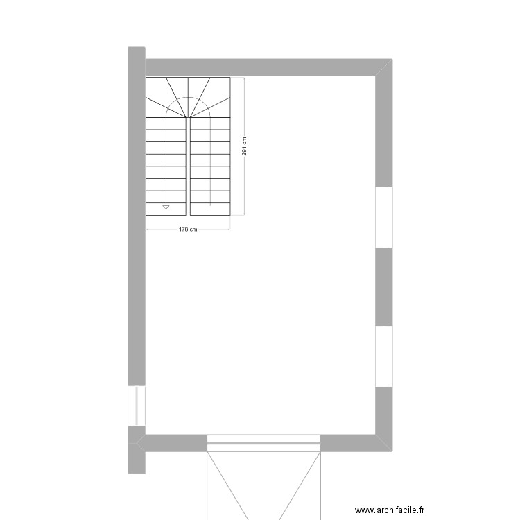 garage cotes réelles. Plan de 0 pièce et 0 m2