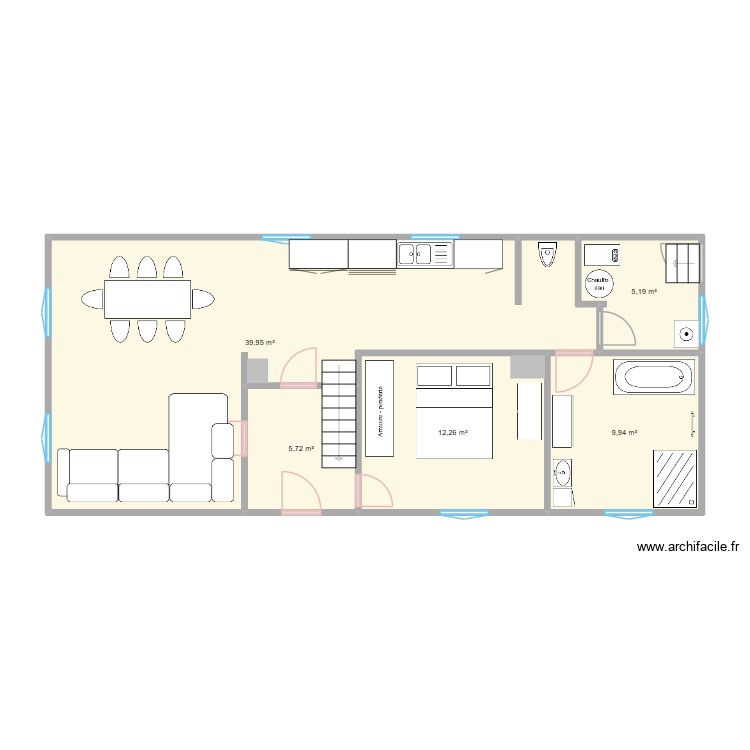 RDC Apr&egrave;s - 1. Plan de 0 pièce et 0 m2