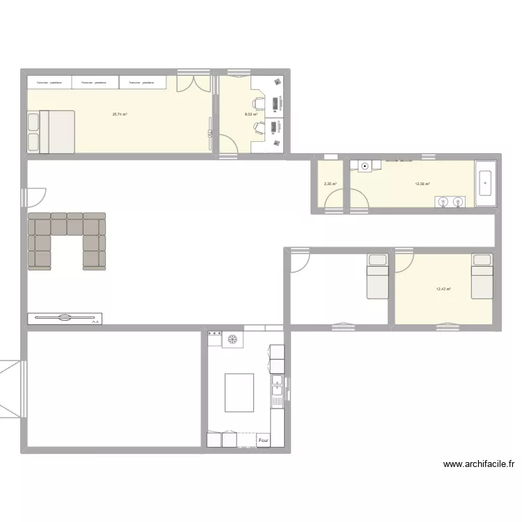 Maison. Plan de 5 et 62 m² Maison. Plan de 5 et 62 m²