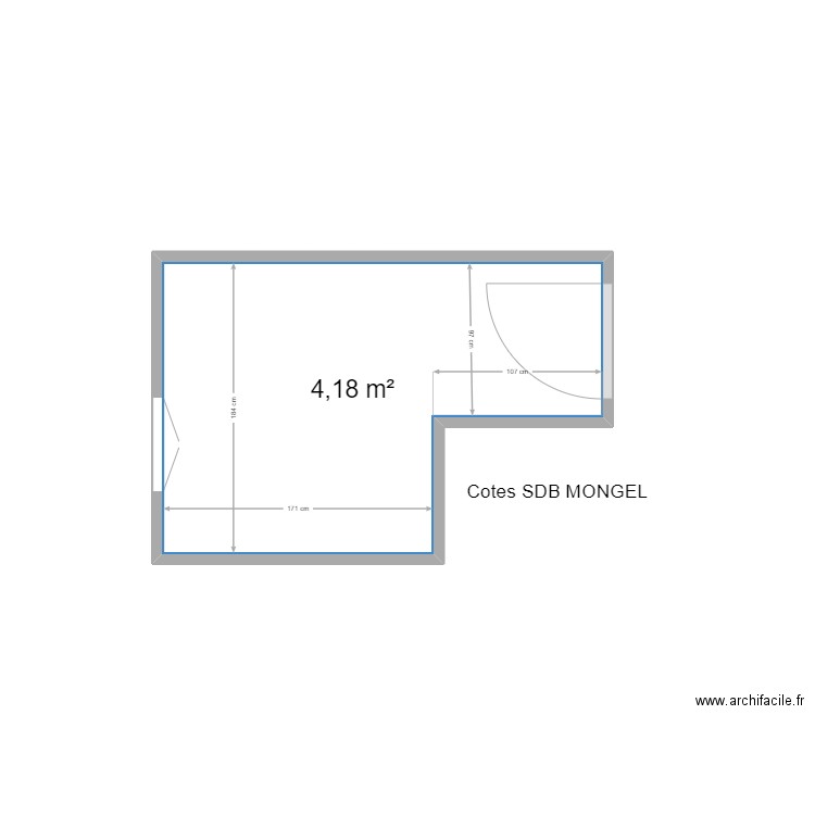 MONGEL. Plan de 0 pièce et 0 m2