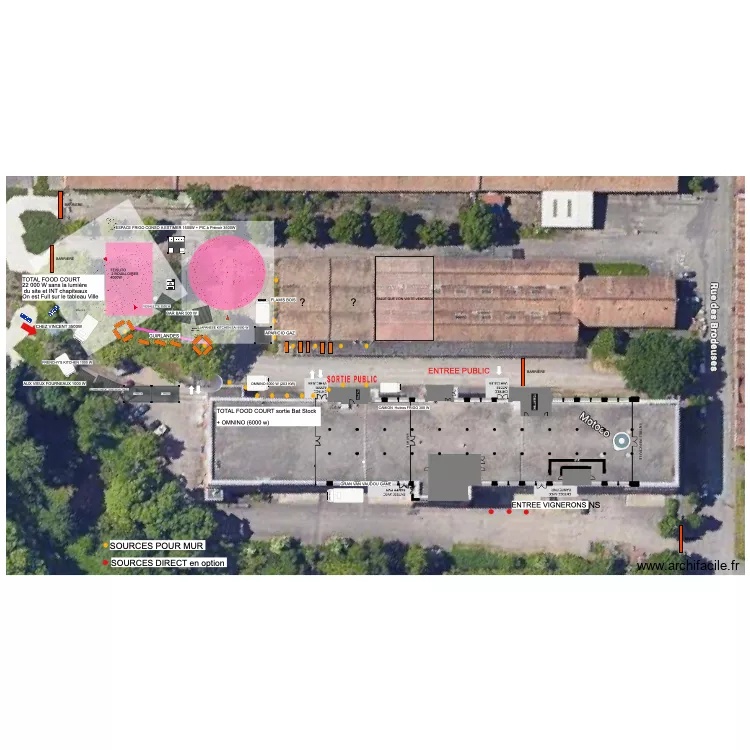 BRUT EXT 2026. Plan de 