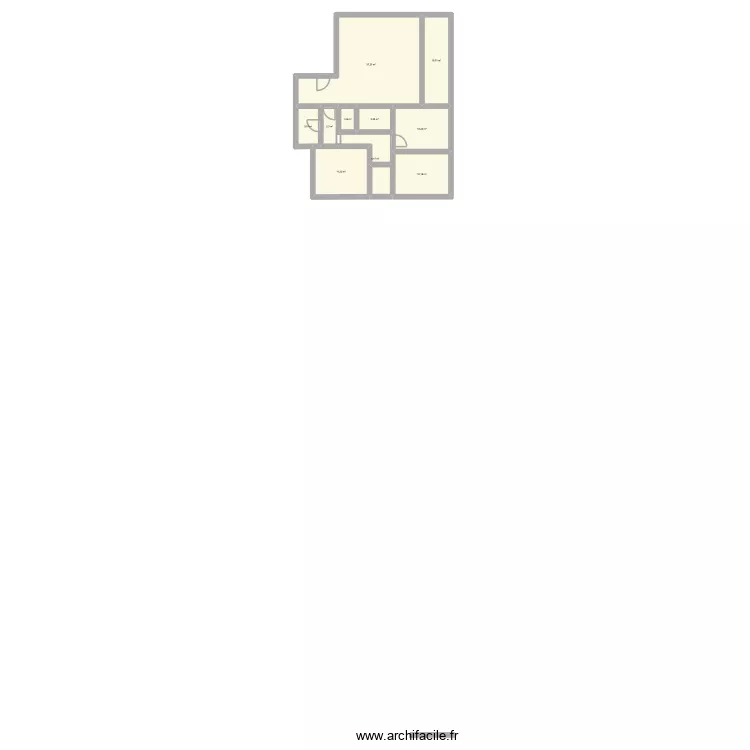 Appart. Plan de 10  et 96 m²