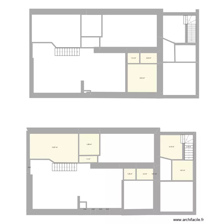 rez. Plan de 17 Pièces et 52 m² rez. Plan de 17 Pièces et 52 m²