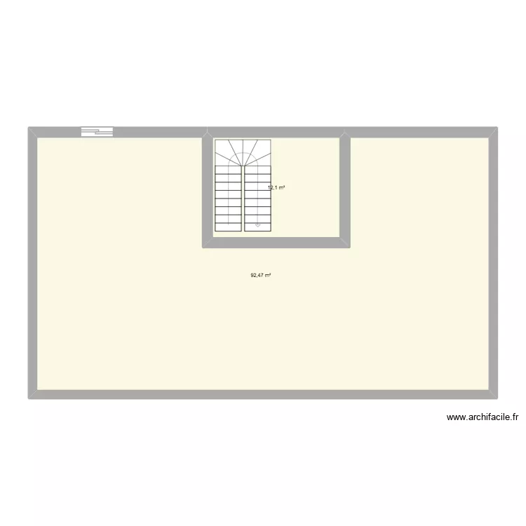 ESSAI 1 Erdeven. Plan de 2  et 105 m²