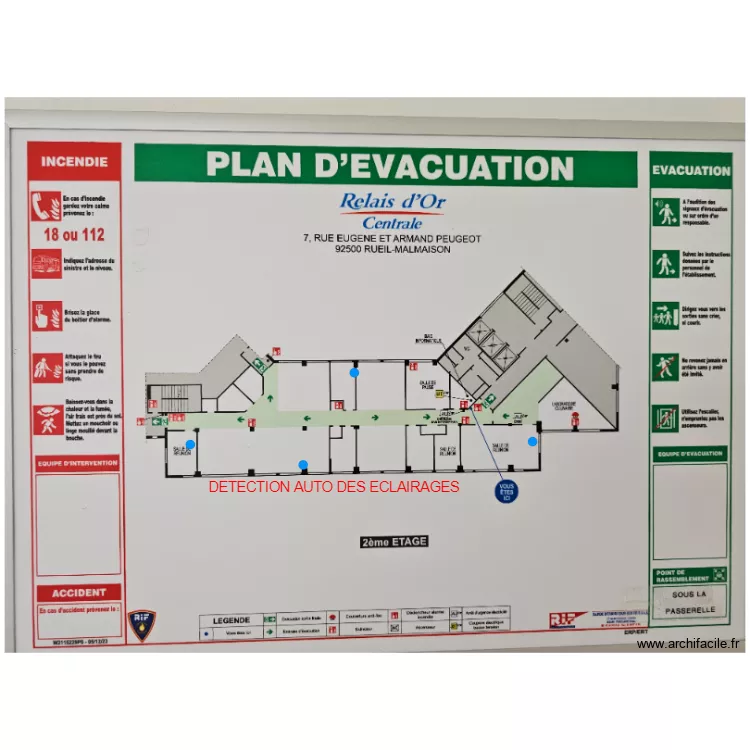 R+2 RELAIS D'OR / INSIDE. Plan de 