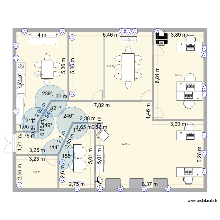 GESSMANN Wissous. Plan de 6 pièces et 173 m2