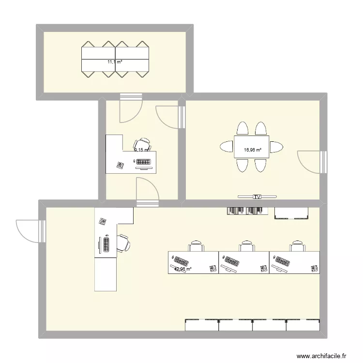 supervision. Plan de 4 et 80 m² supervision. Plan de 4 et 80 m²