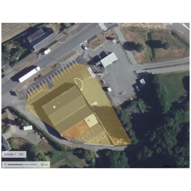Casiers emplacement. Plan de 0 pièce et 0 m2