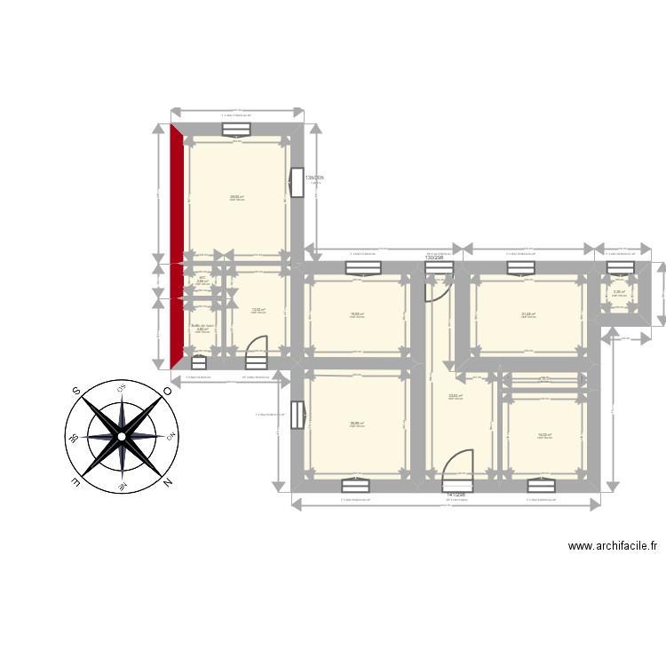 Pigeon - ML24002897. Plan de 26 pièces et 692 m2