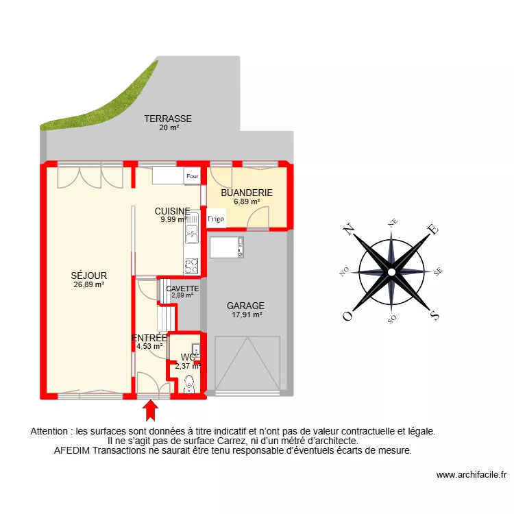 BI 37508 -. Plan de 19 Pièces et 188 m²