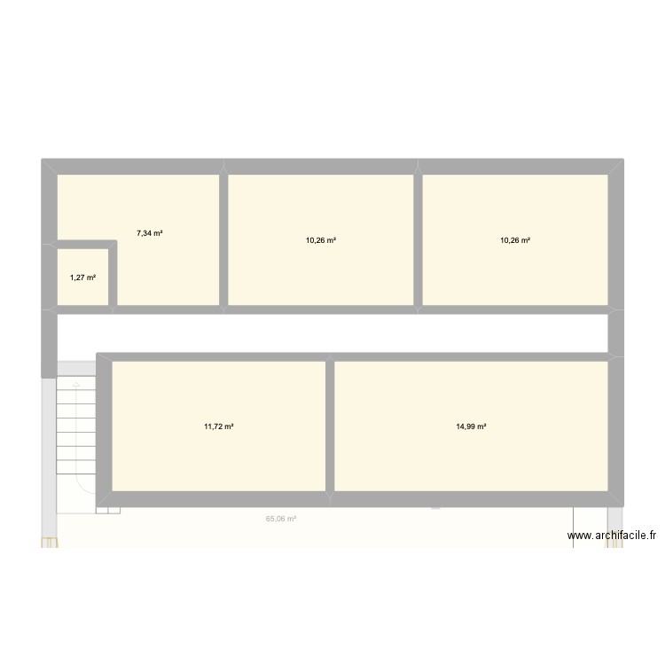 jour2. Plan de 10 pièces et 132 m2